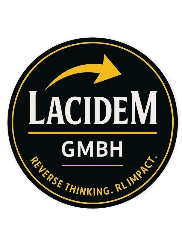 Logo der Lacidem GmbH für Gebäudereinigung, Facility‑Management und Personalvermittlung in Heidelberg