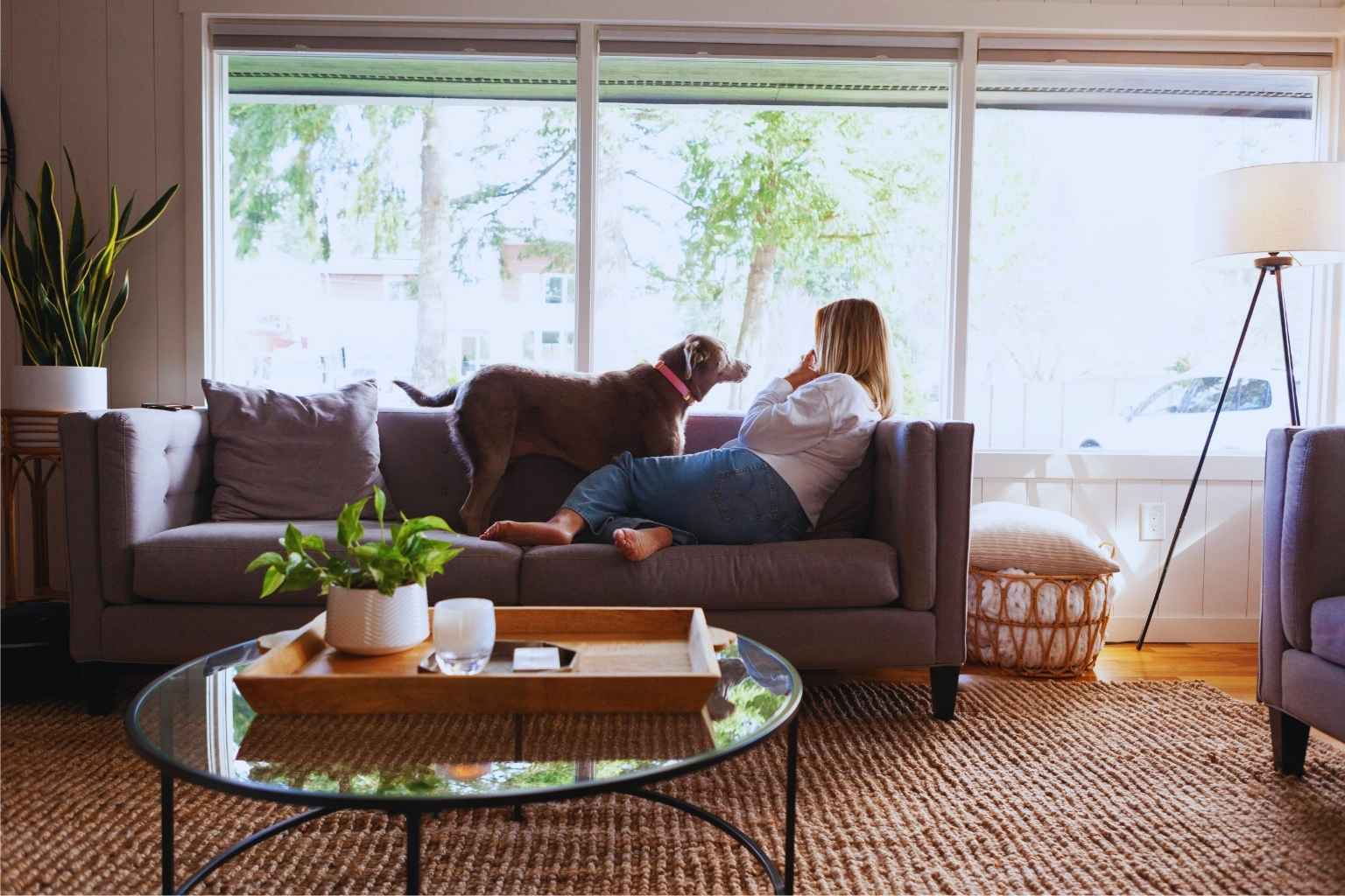 Wohnszene mit Mensch und Hund in Heidelberg-Rohrbach – regionale Versorgung und diskrete Dienstleistungen im privaten Umfeld