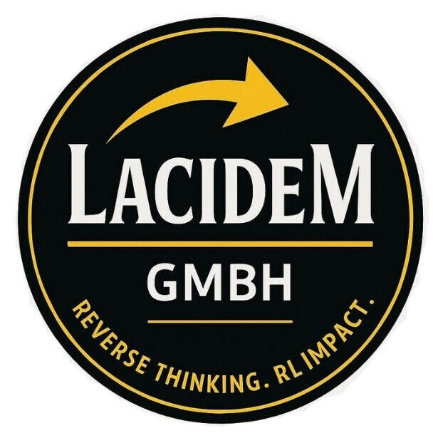 Logo der Lacidem GmbH für Gebäudereinigung, Facility‑Management und Personalvermittlung in Heidelberg