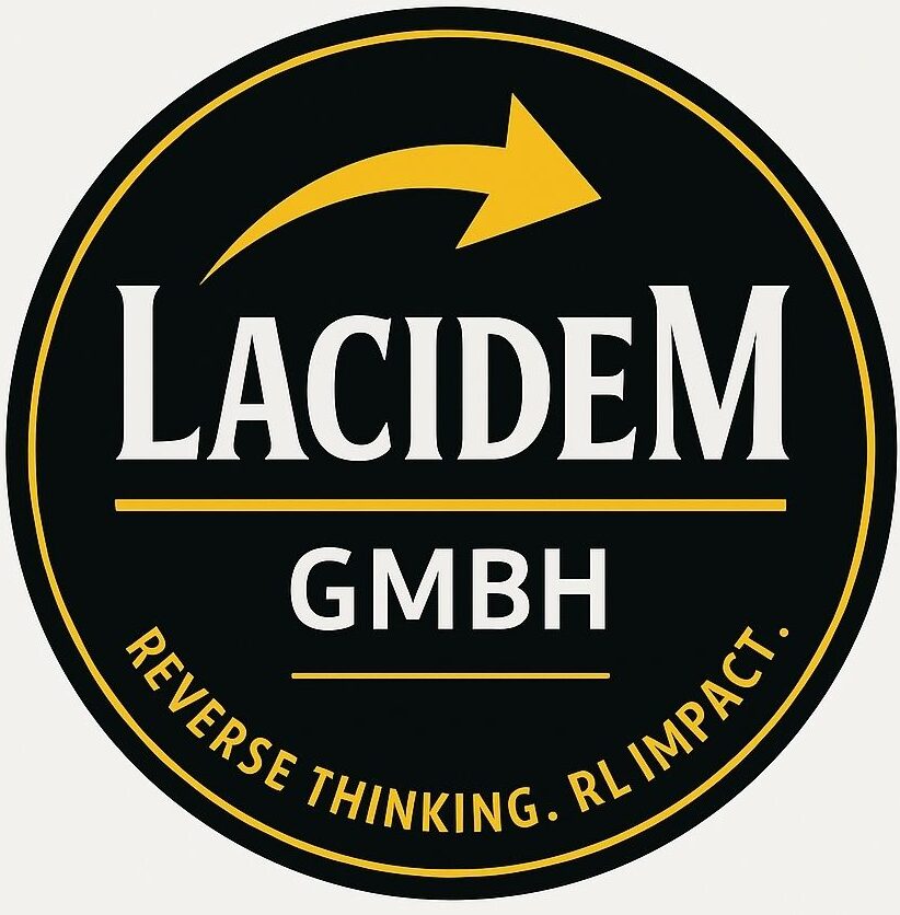 Logo der Lacidem GmbH für Gebäudereinigung, Facility‑Management und Personalvermittlung in Heidelberg